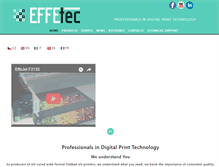 Tablet Screenshot of effetec.com